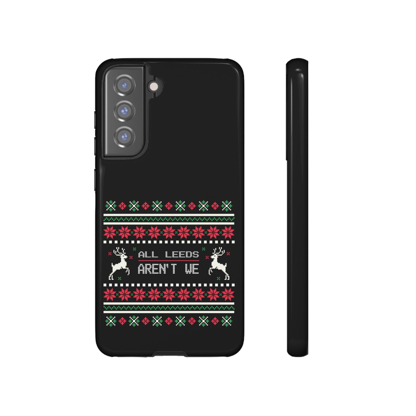 LUFC 'All Leeds Aren't We' Phone  Case: Christmas Edition