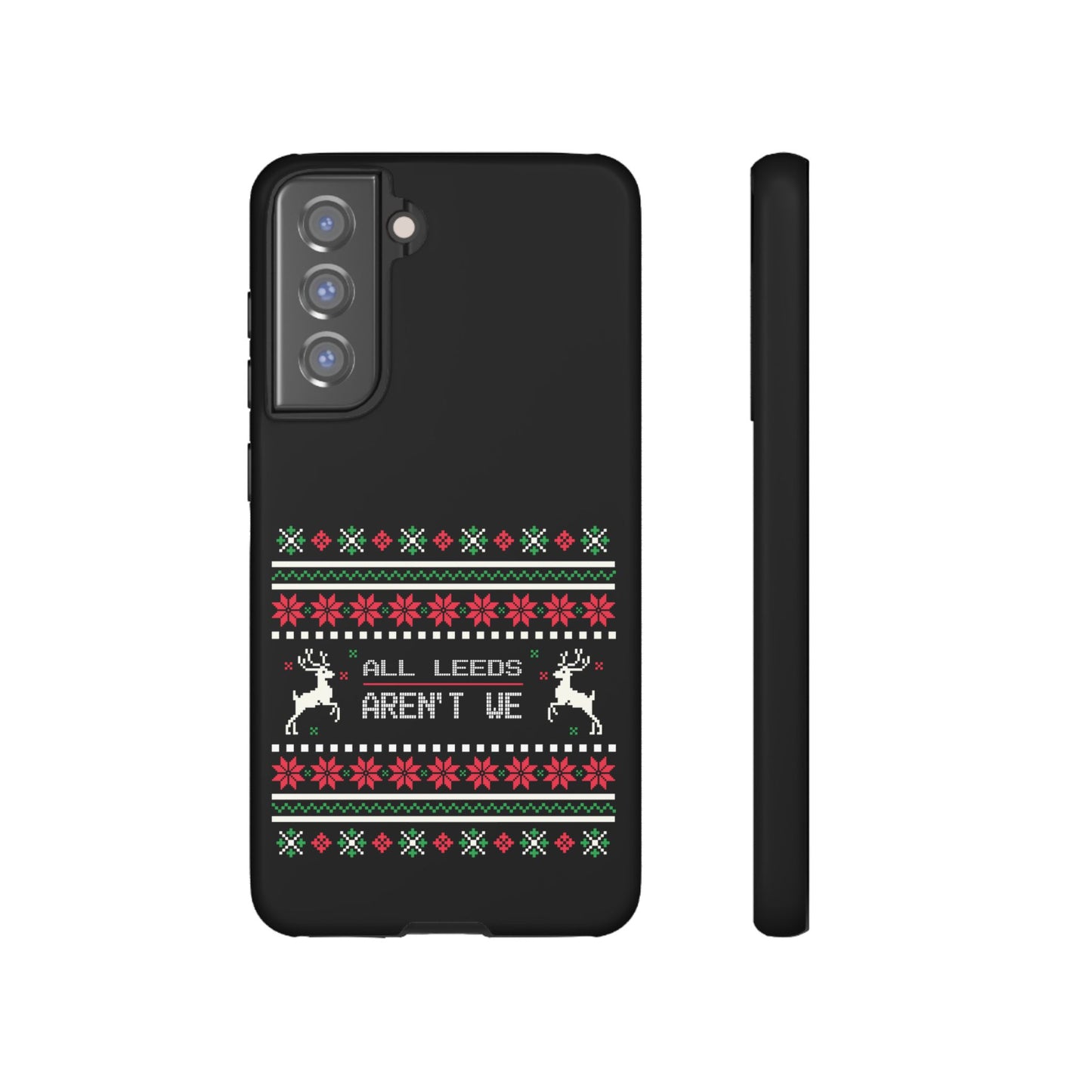 LUFC 'All Leeds Aren't We' Phone  Case: Christmas Edition
