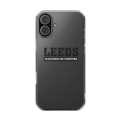 Clear Impact-Resistant Phone Case  “LEEDS: Marching On Together”  Edition