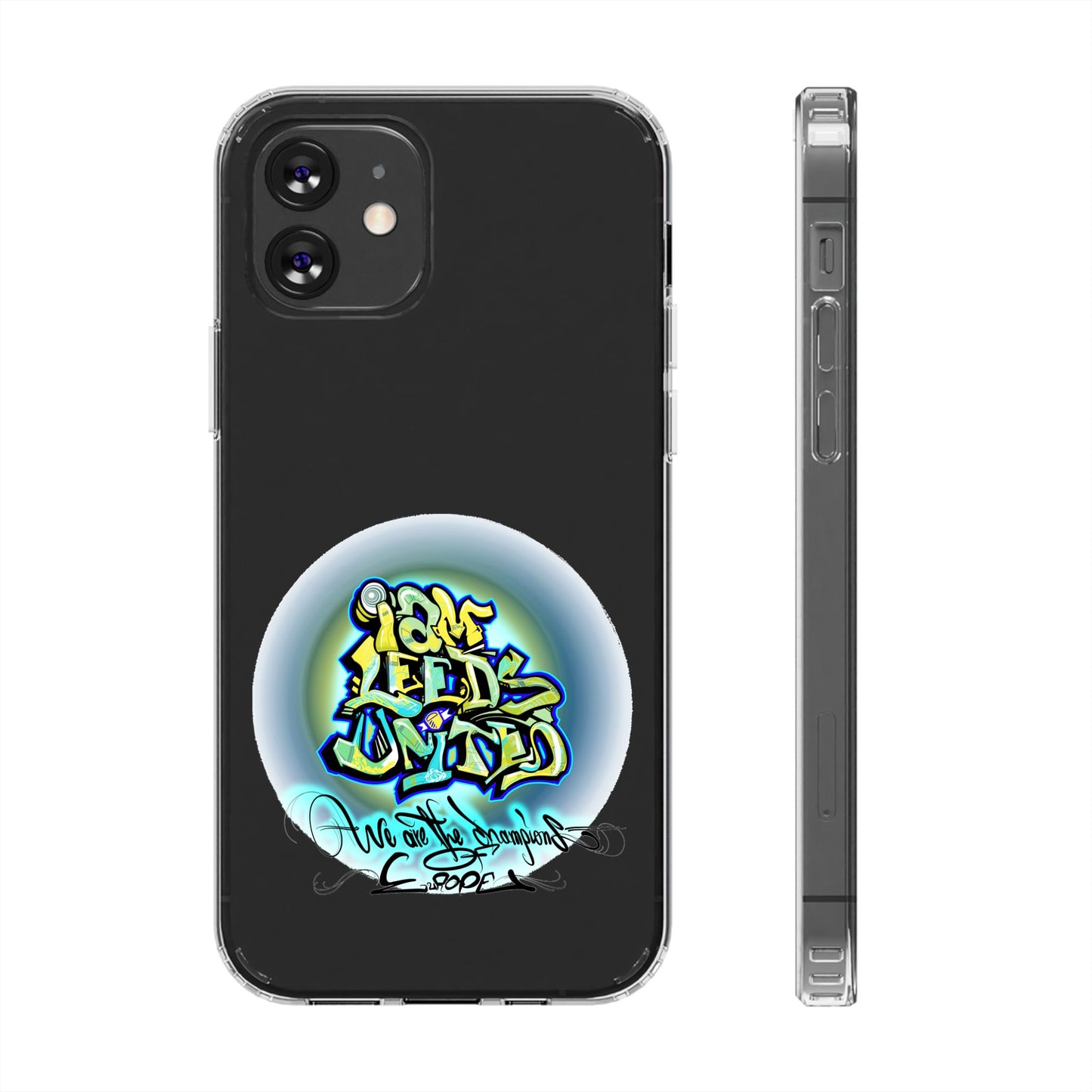 LUFC “I AM LEEDS UNITED” Clear  Impact-Resistant Case