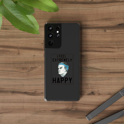 Clear Phone Case - Bielsa I feel Extremely Happy