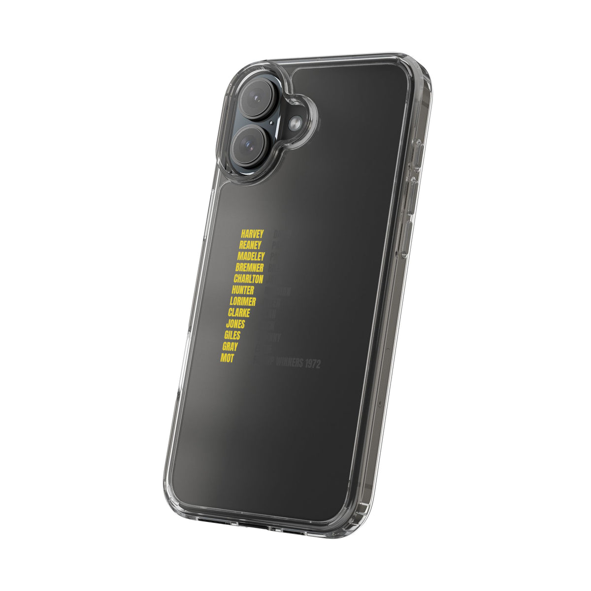 Clear Phone Case - 1972 FA Cup Winners