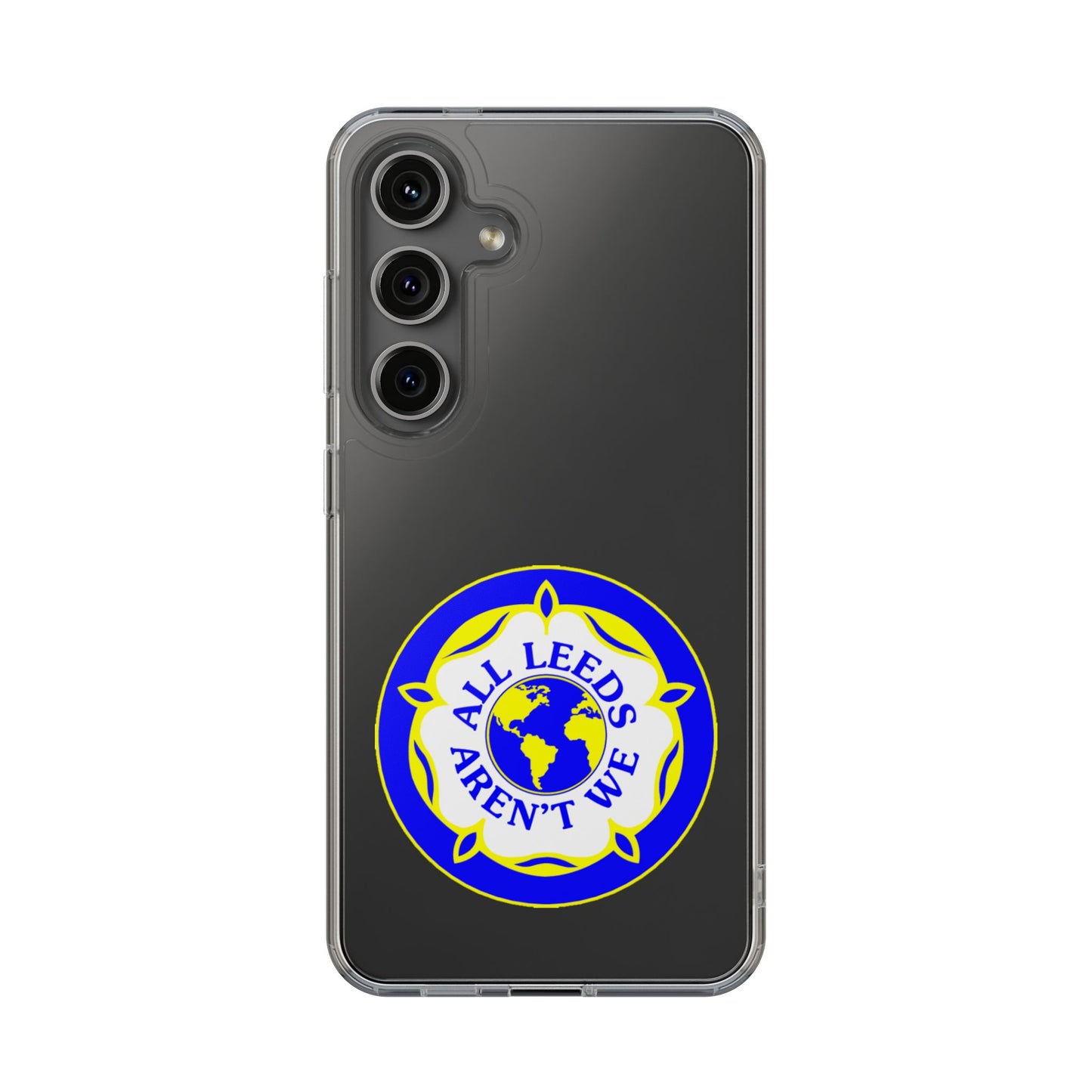 LUFC “All Leeds Aren’t We” Clear  Impact-Resistant Case