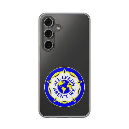 LUFC “All Leeds Aren’t We” Clear  Impact-Resistant Case - Lufcnews.co.uk
