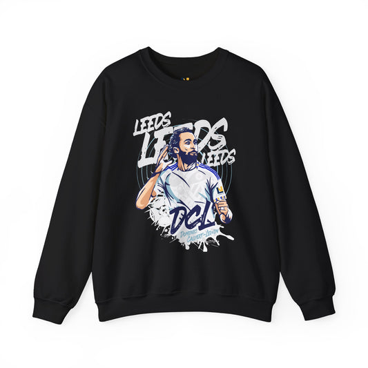 LUFC Heavy Blend™ Unisex Pullover  “LEEDS: Dominic Calvert-Lewin”  Everyday Crewneck - Lufcnews.co.uk