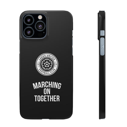 05 Snap Phone Case — "All Leeds Aren't We" Blue & Yellow Emblem