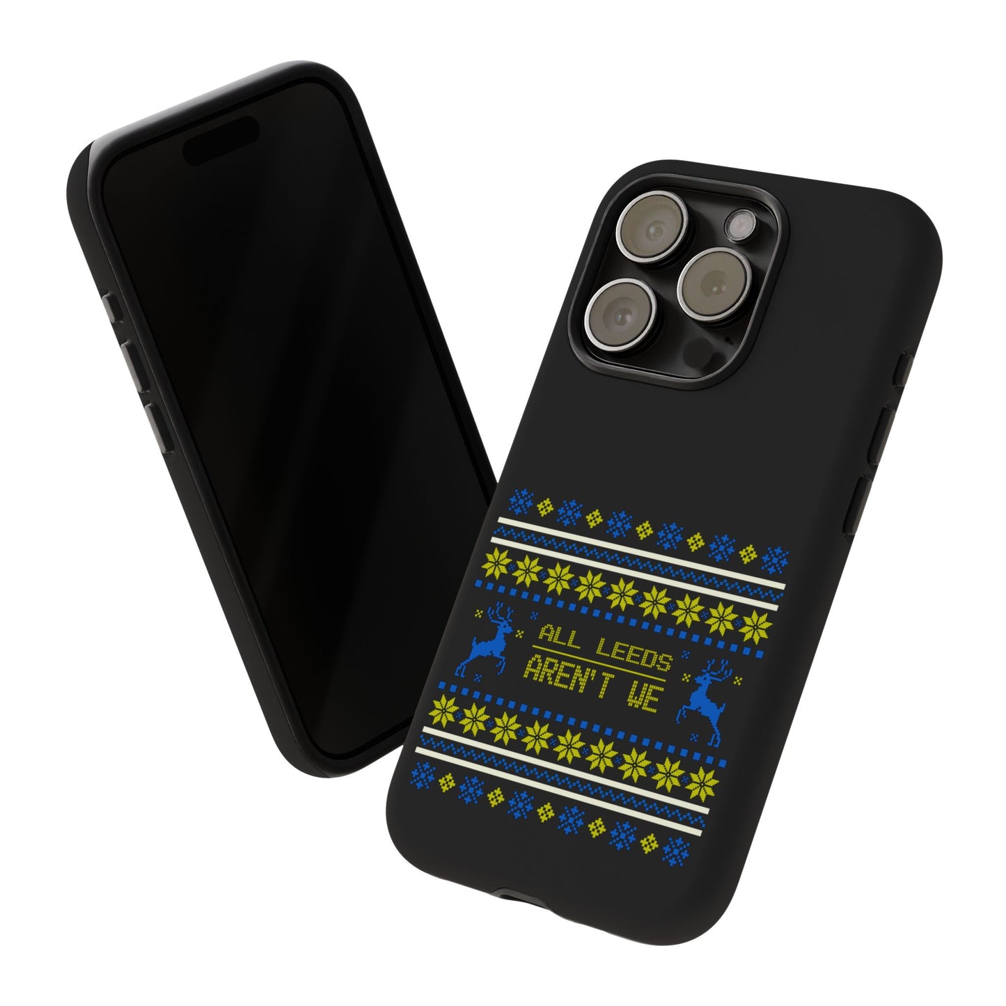 LUFC 'All Leeds Aren't We' Phone  Case: Christmas Edition