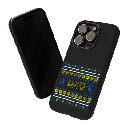 LUFC 'All Leeds Aren't We' Phone  Case: Christmas Edition