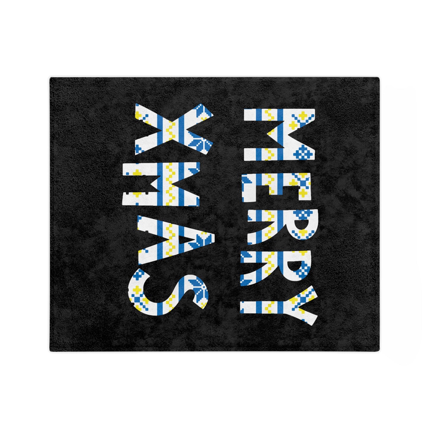 LUFC Christmas Velveteen Sports Blanket “MERRY XMAS” Christmas Edition