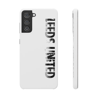 04 Snap Phone Case — "All Leeds Aren't We" Blue & Yellow Emblem