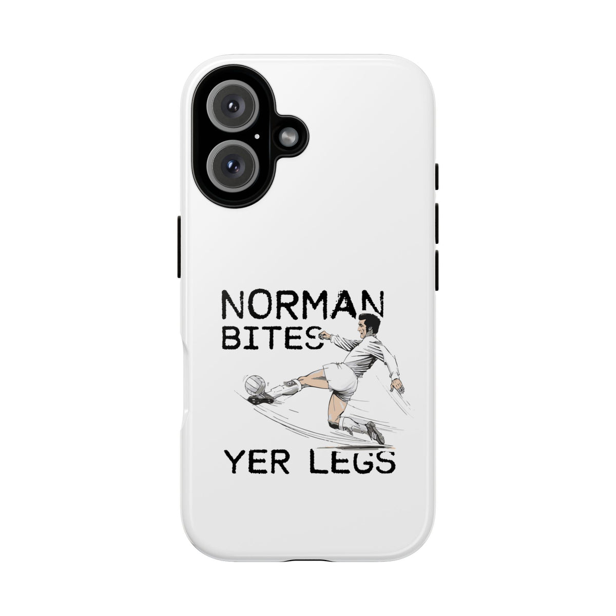 Leeds United NORMAN BITES 'YER LEGS' Phone Case