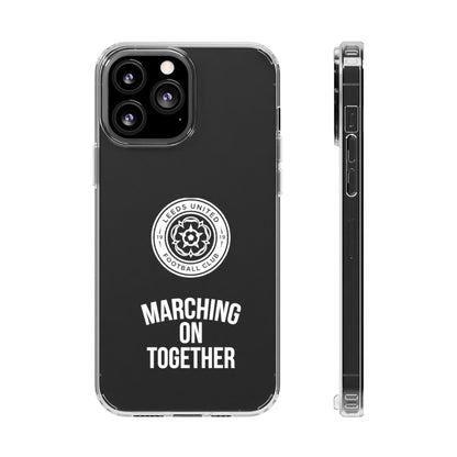 Leeds United “Marching On  Together” Clear Impact-Resistant  Case - Lufcnews.co.uk