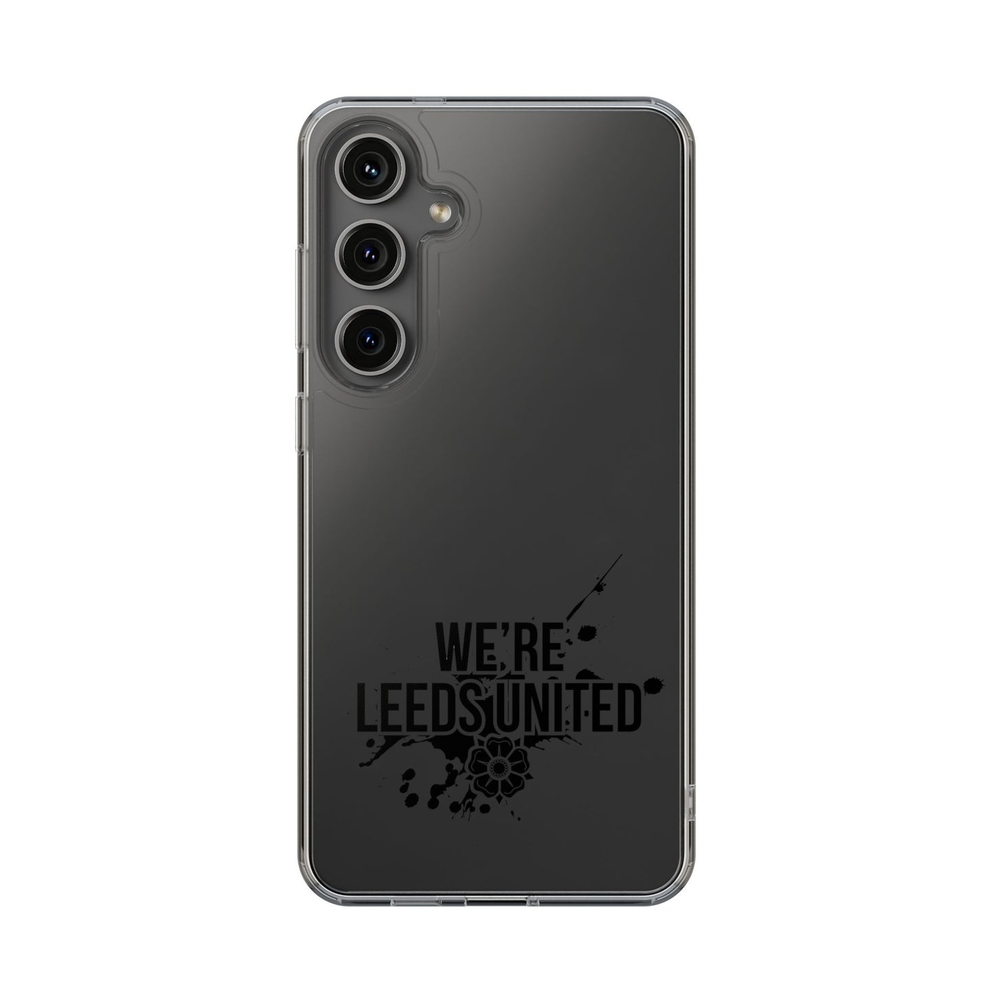 LUFC “We’re Leeds United” Clear  Impact-Resistant Case