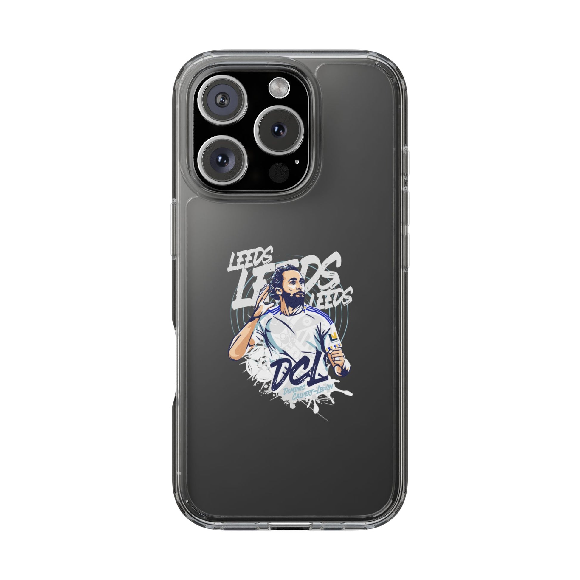 LUFC News “LEEDS: Dominic  Calvert-Lewin” Clear Phone Case - Lufcnews.co.uk