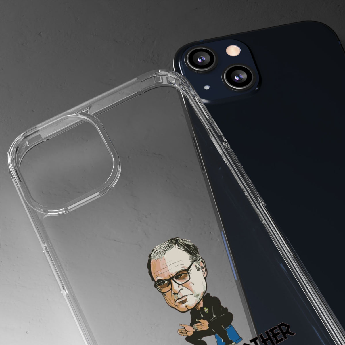 Clear Phone Case - Cartoon Bielsa the Godfather