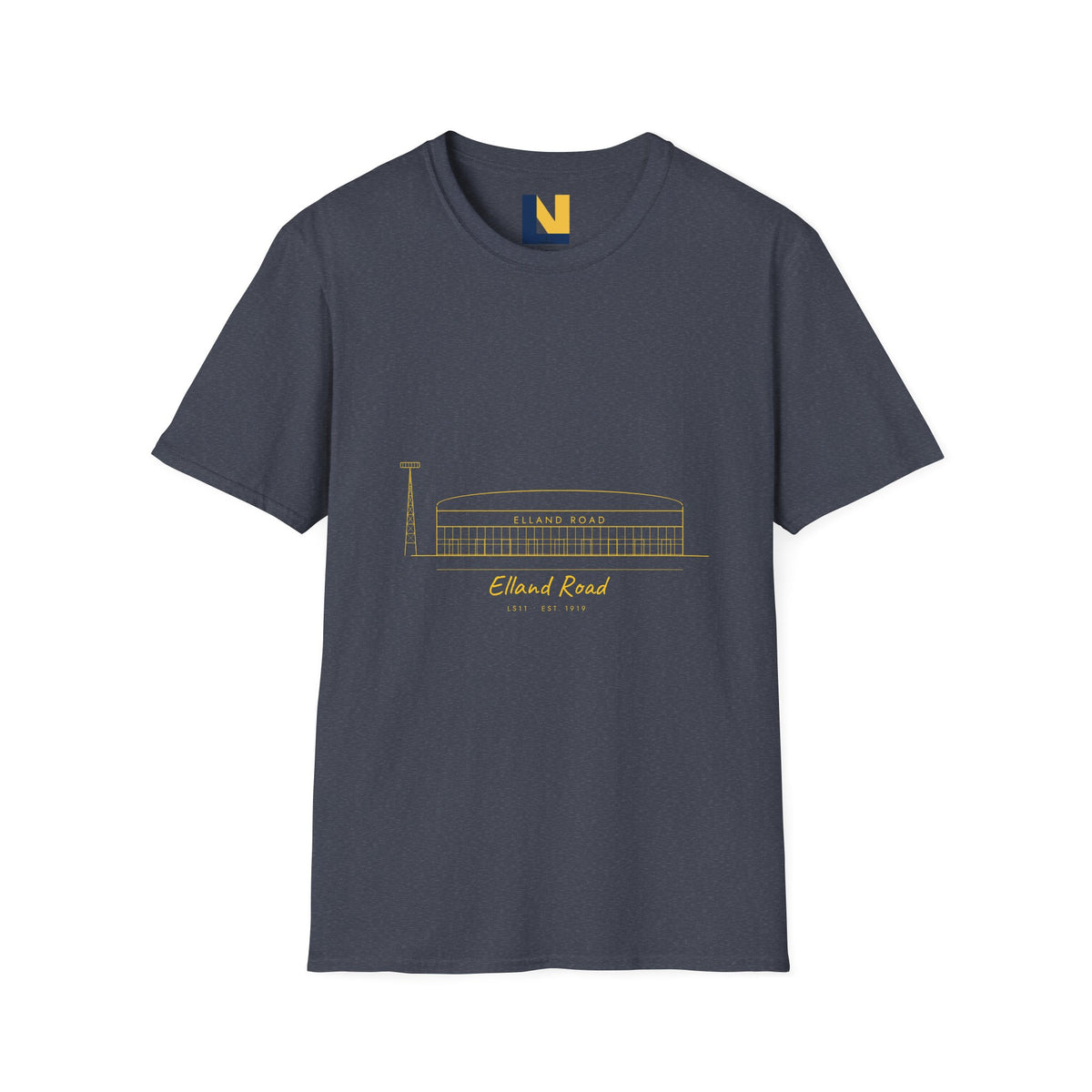 Elland Road Line Art Leeds T-Shirt