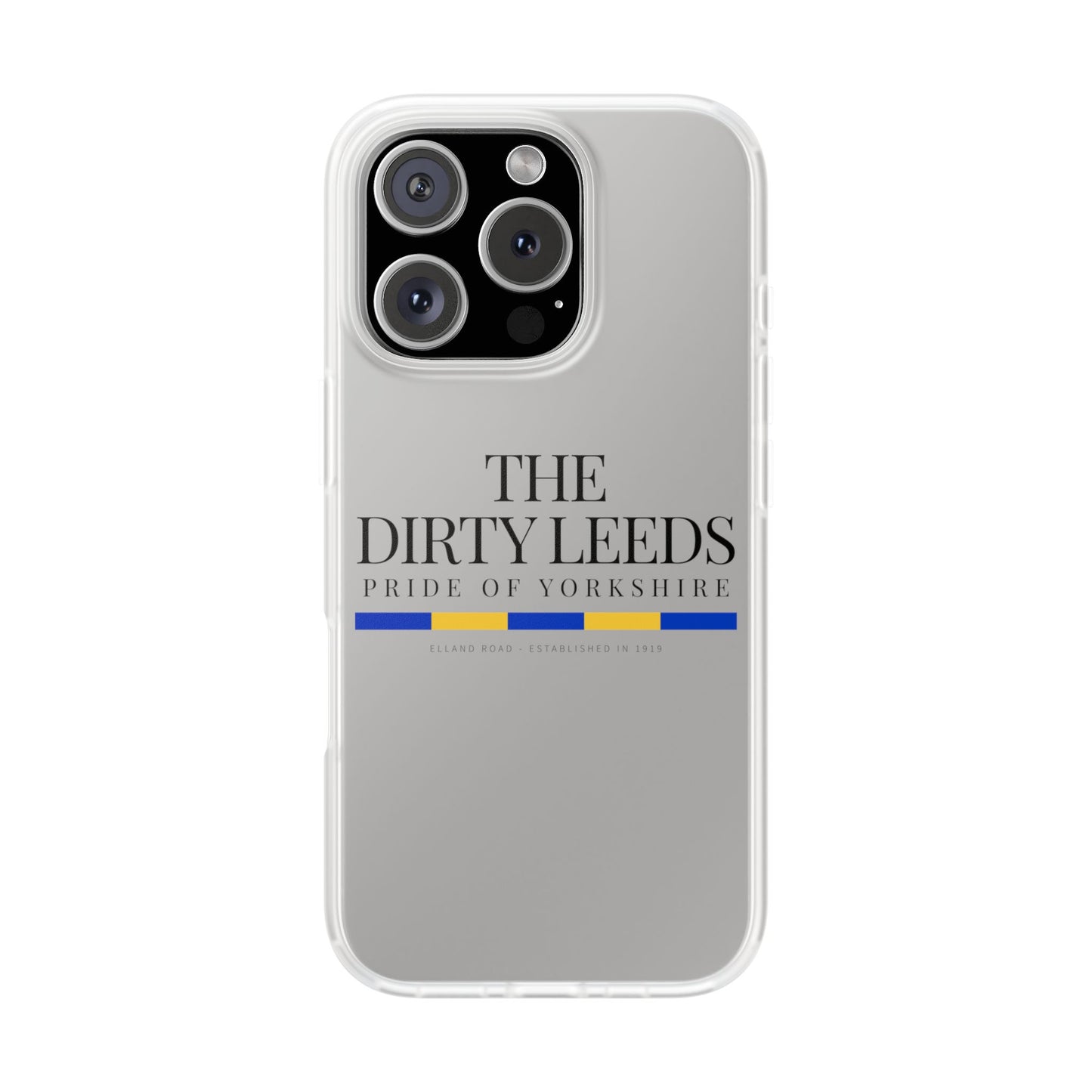 LUFC “The Dirty Leeds: Pride of  Yorkshire” Flexi Phone Case - Lufcnews.co.uk