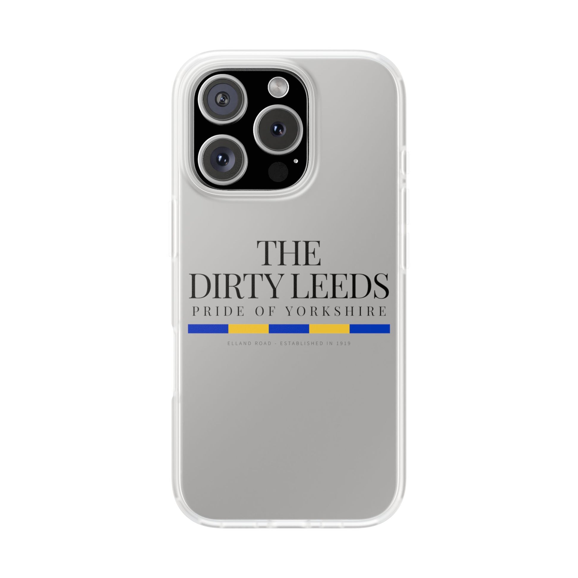 LUFC “The Dirty Leeds: Pride of  Yorkshire” Flexi Phone Case - Lufcnews.co.uk