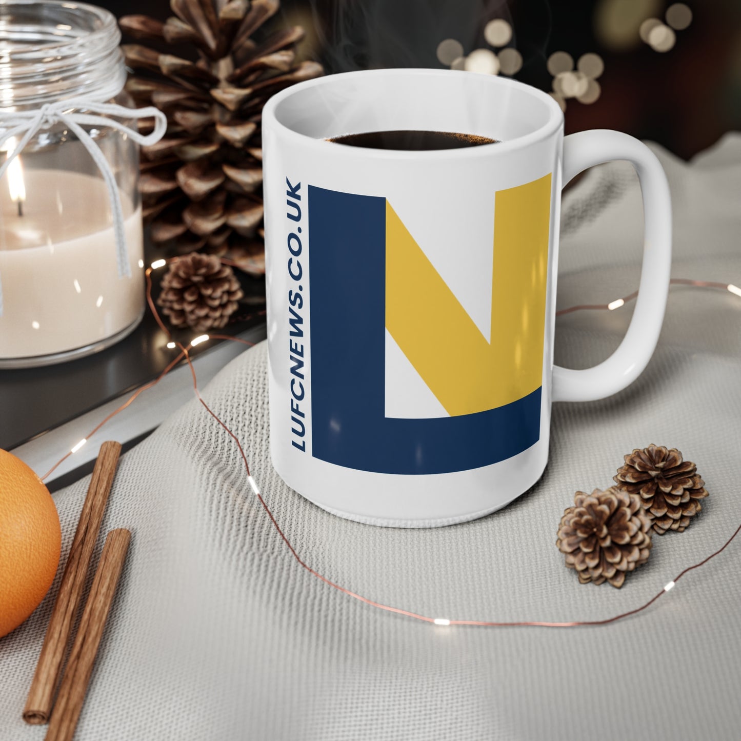 LUFCNEWS Enamel Camping Mug