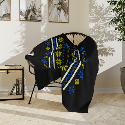 LUFC Christmas Velveteen Sports Blanket “ALL LEEDS AREN’T WE” Christmas Edition