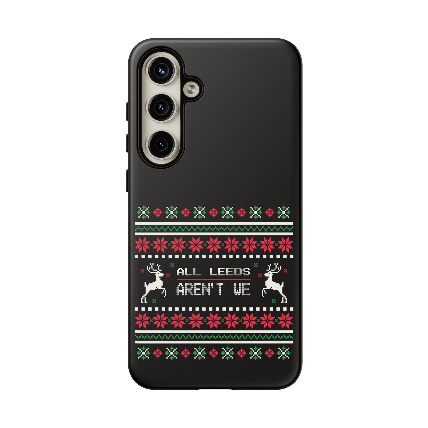 LUFC 'All Leeds Aren't We' Phone  Case: Christmas Edition
