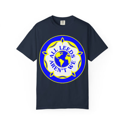 LUFC “All Leeds Aren’t We” Globe  Tee: Unisex Supporters Edition