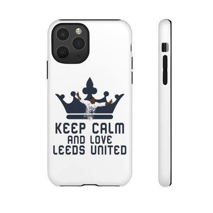 Tøft telefonveske - Keep Calm and Love Leeds United