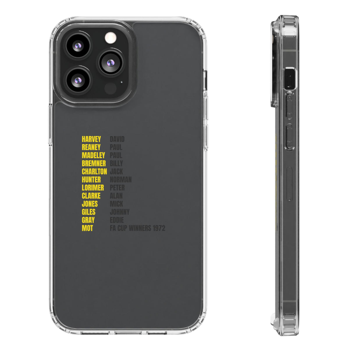Clear Phone Case - 1972 FA Cup Winners