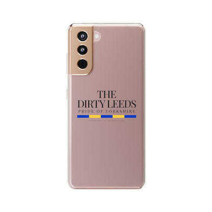 LUFC “The Dirty Leeds: Pride of  Yorkshire” Clear Phone Case - Lufcnews.co.uk