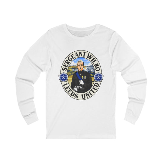 “Sergeant Wilko” Leeds United Long  Sleeve T-Shirt: Unisex Fit