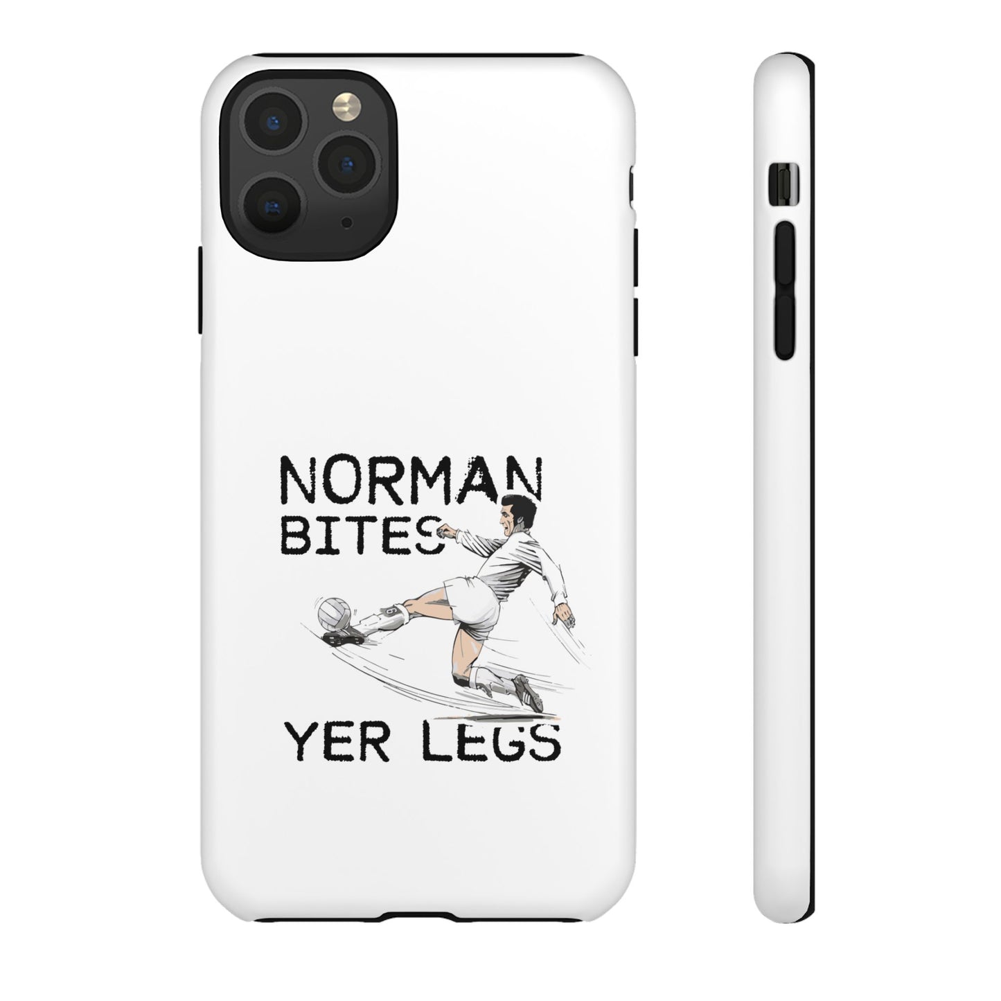Leeds United NORMAN BITES 'YER  LEGS' Phone Case