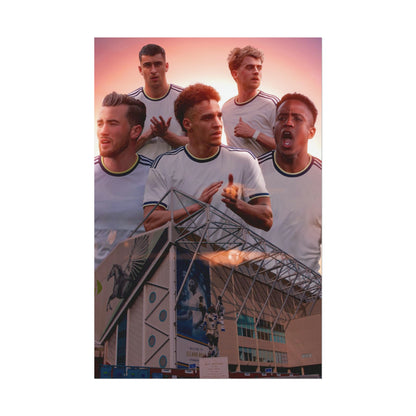 Leeds United Players Elland Road Poster