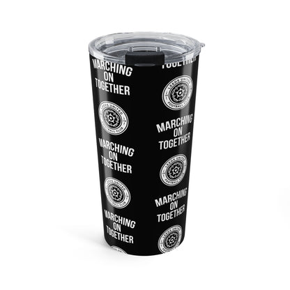 LUFC “Marching On Together” 20oz Insulated Tumbler: Sleek Travel Mug for True Leeds United Fans