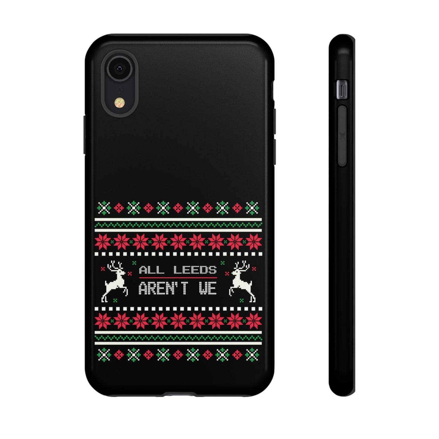 LUFC 'All Leeds Aren't We' Phone  Case: Christmas Edition
