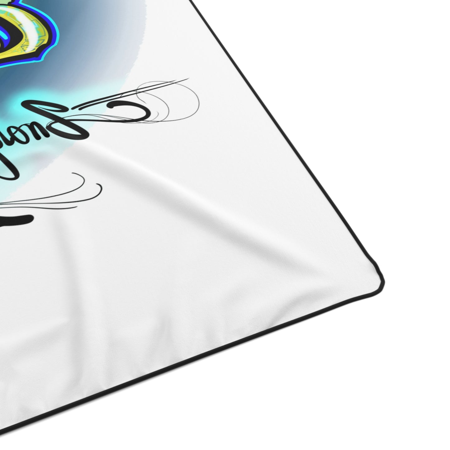 LUFC “Leeds United Graffiti”  Polyester Fleece Blanket: Bold Fan  Art Design