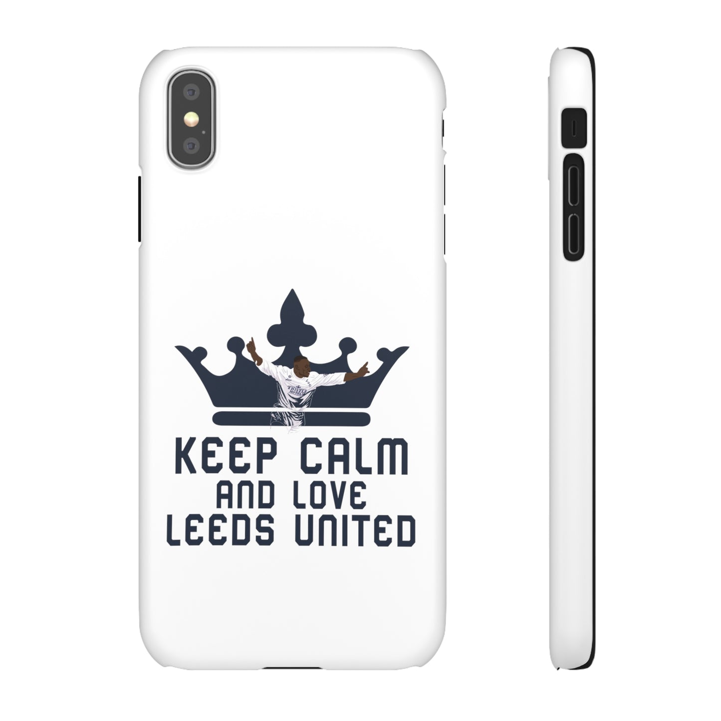 Funda para teléfono Snap - Mantenga la calma y ame al Leeds United