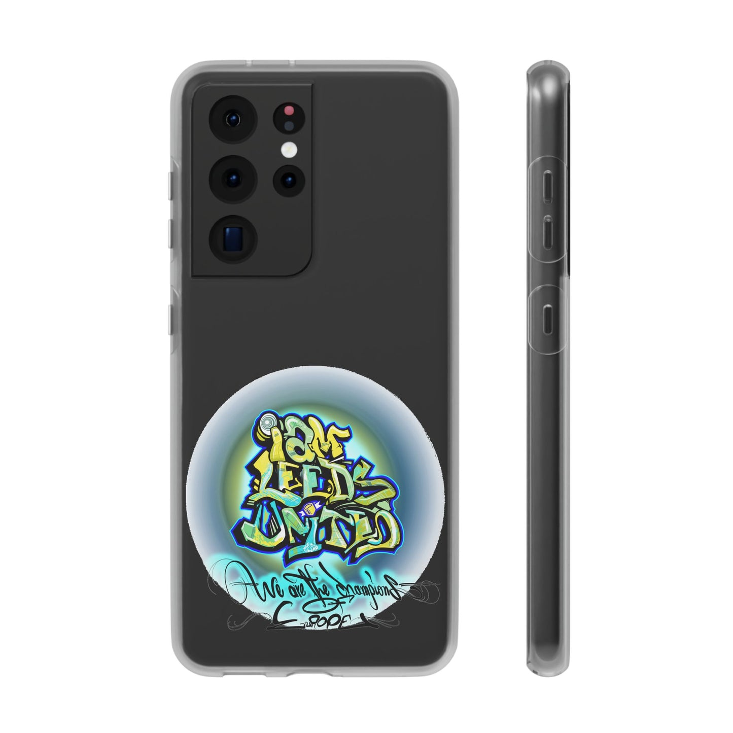 LUFC 'I Am LEEDS UNITED' Retro  Football: Flexi Case
