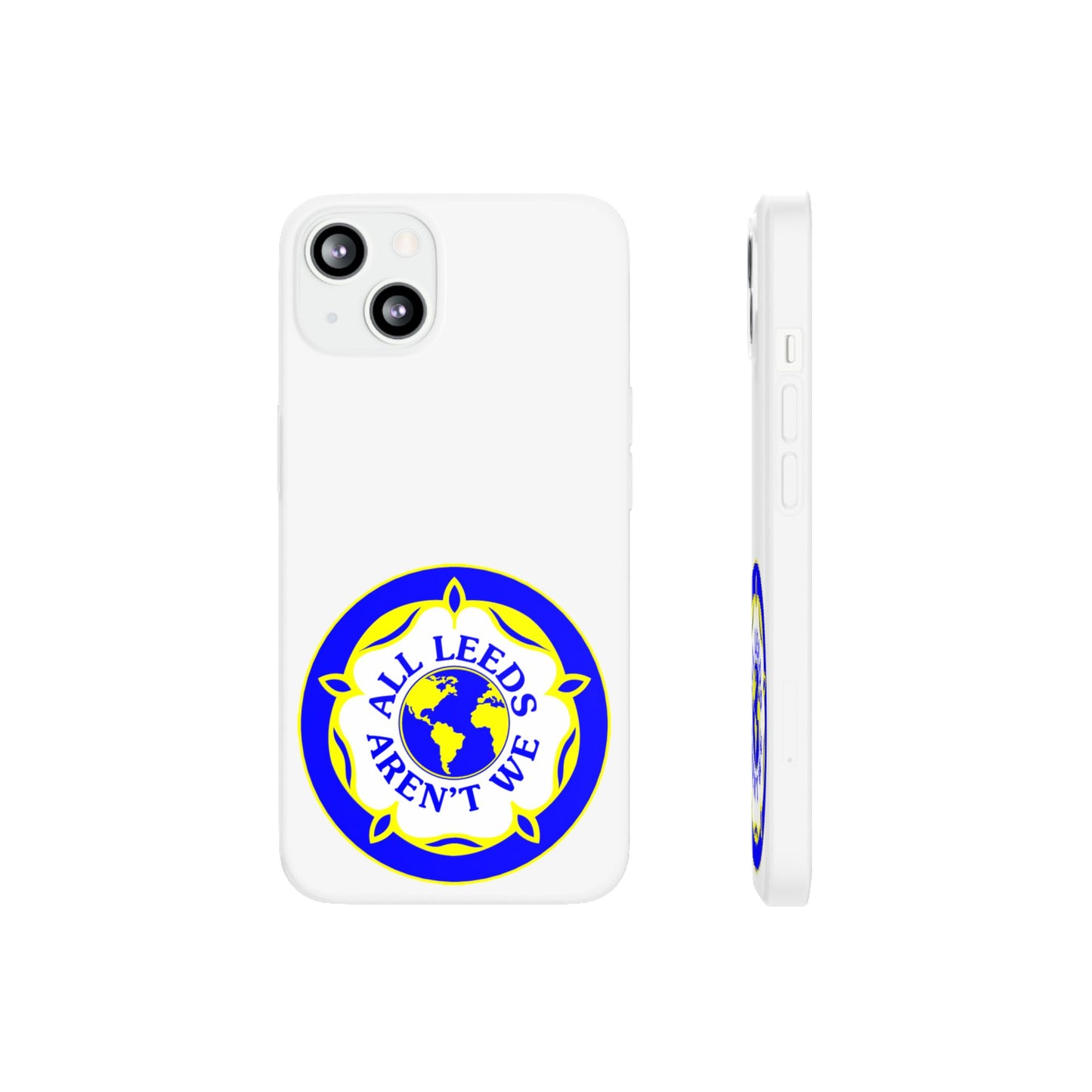 LUFC 'All Leeds Aren't We' Retro  Football: Flexi Case