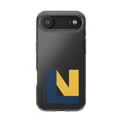 Leeds United “LUFCNEWS.CO.UK”  Clear Impact-Resistant Case - Lufcnews.co.uk