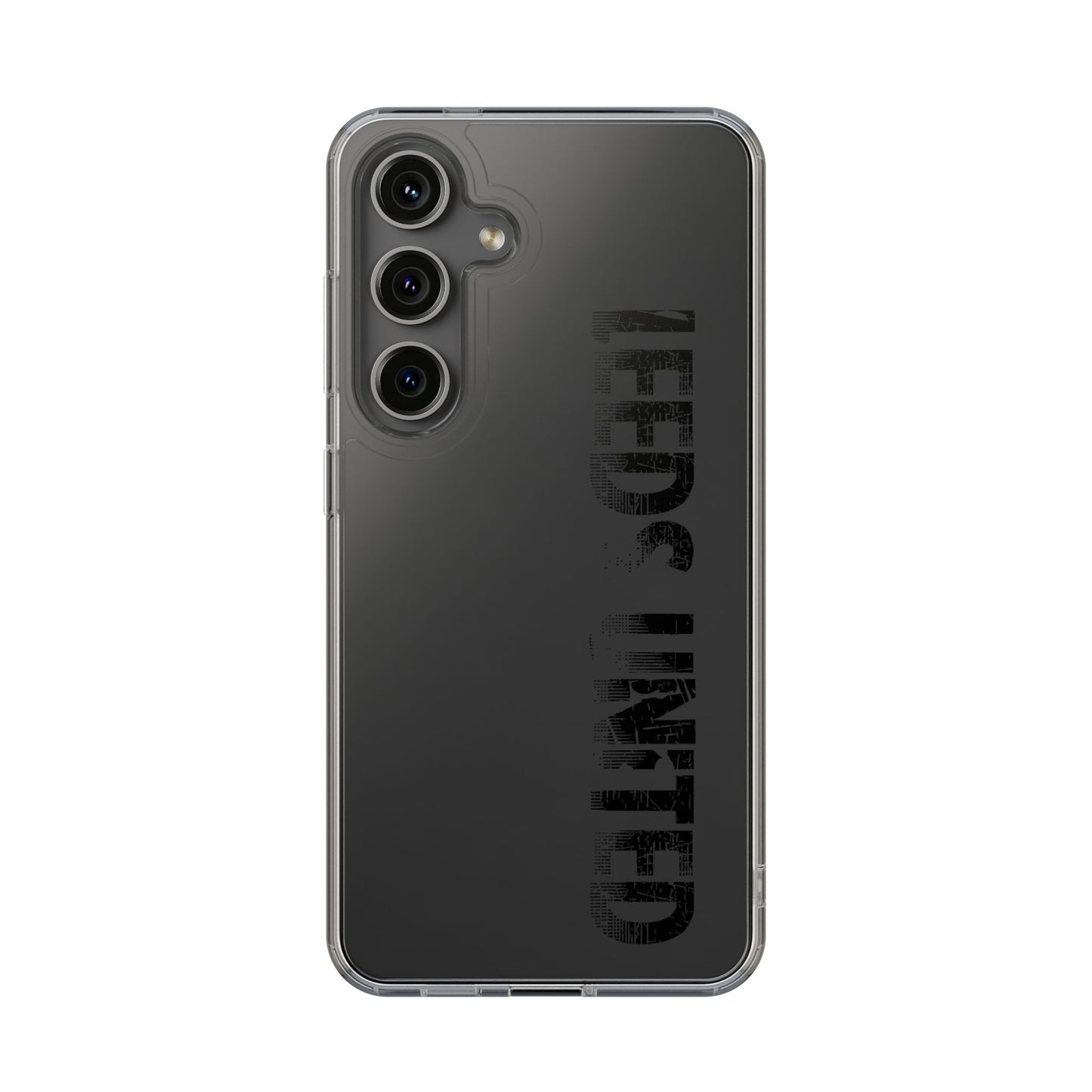 LUFC “LEEDS UNITED” Clear  Impact-Resistant Case