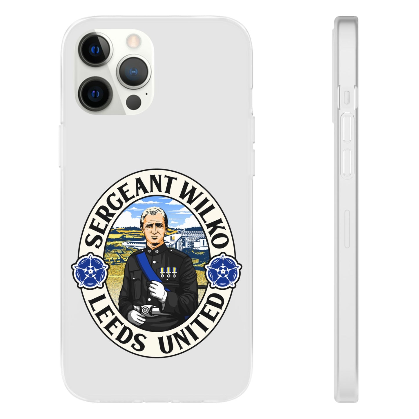 Leeds United 'SERGEANT WILKO'  Retro Football: Flexi Case