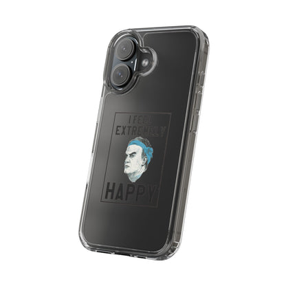 Clear Phone Case - Bielsa I feel Extremely Happy
