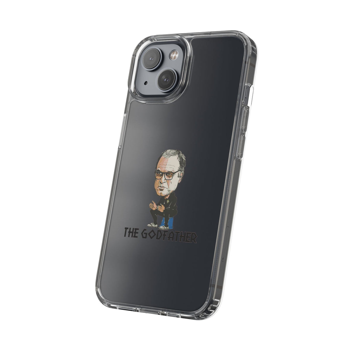 Clear Phone Case - Cartoon Bielsa the Godfather