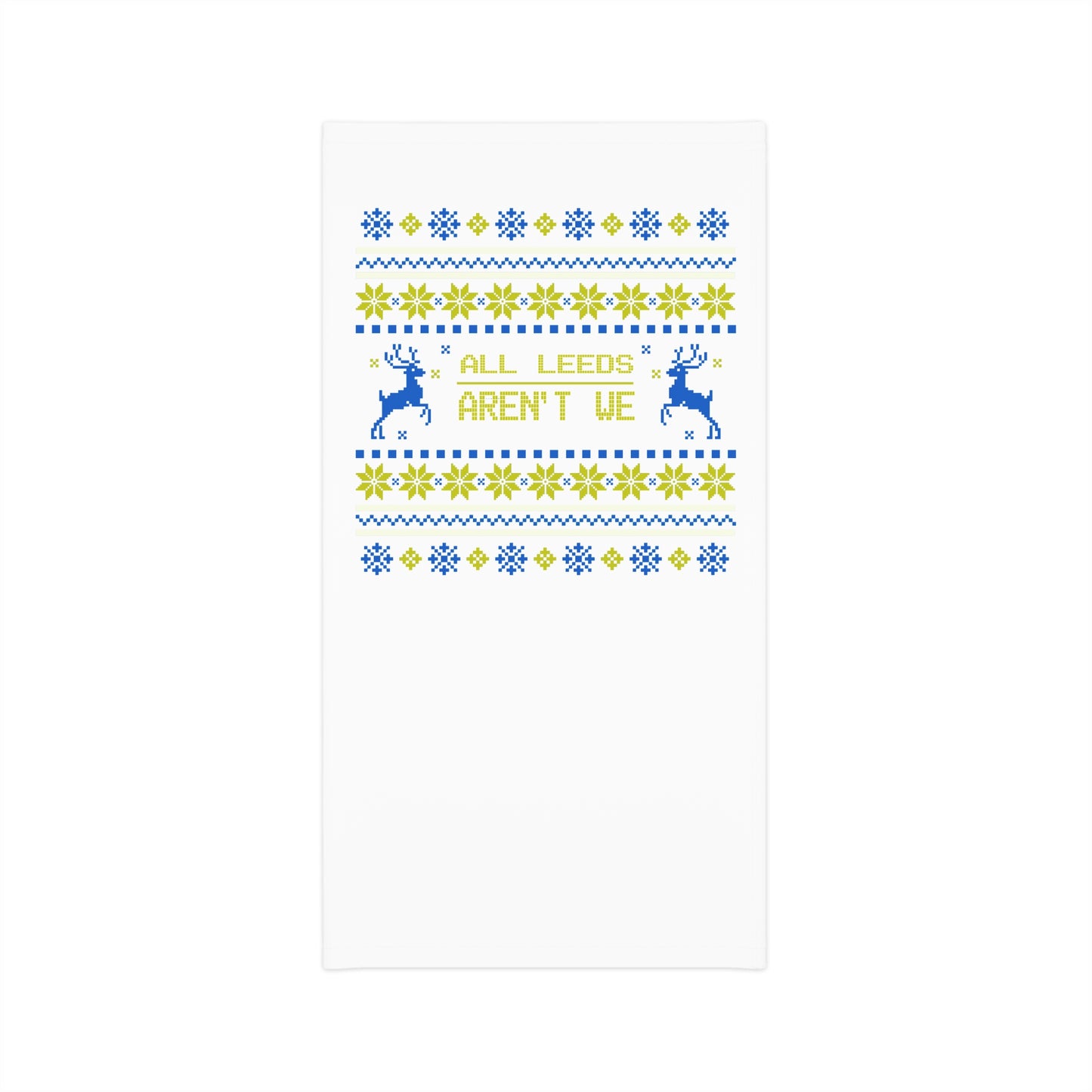 LUFC Christmas Winter Neck Gaiter  “ALL LEEDS AREN’T WE” Festive  Design