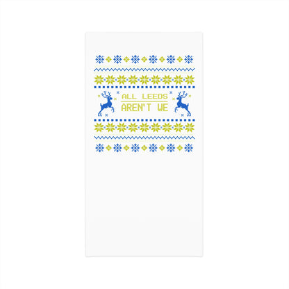 LUFC Christmas Winter Neck Gaiter  “ALL LEEDS AREN’T WE” Festive  Design
