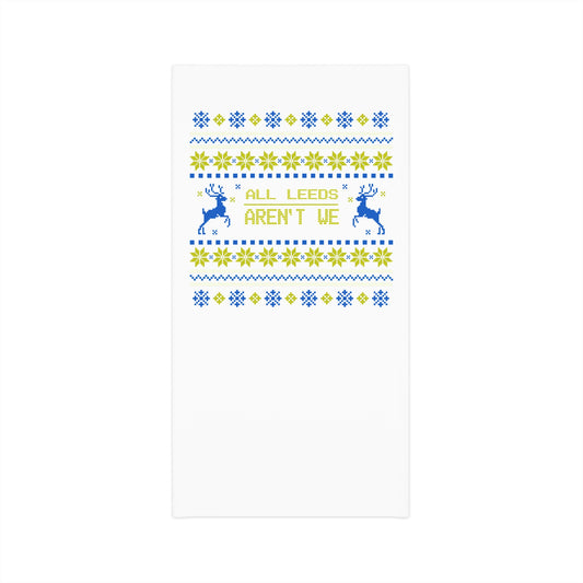 LUFC Christmas Winter Neck Gaiter  “ALL LEEDS AREN’T WE” Festive  Design