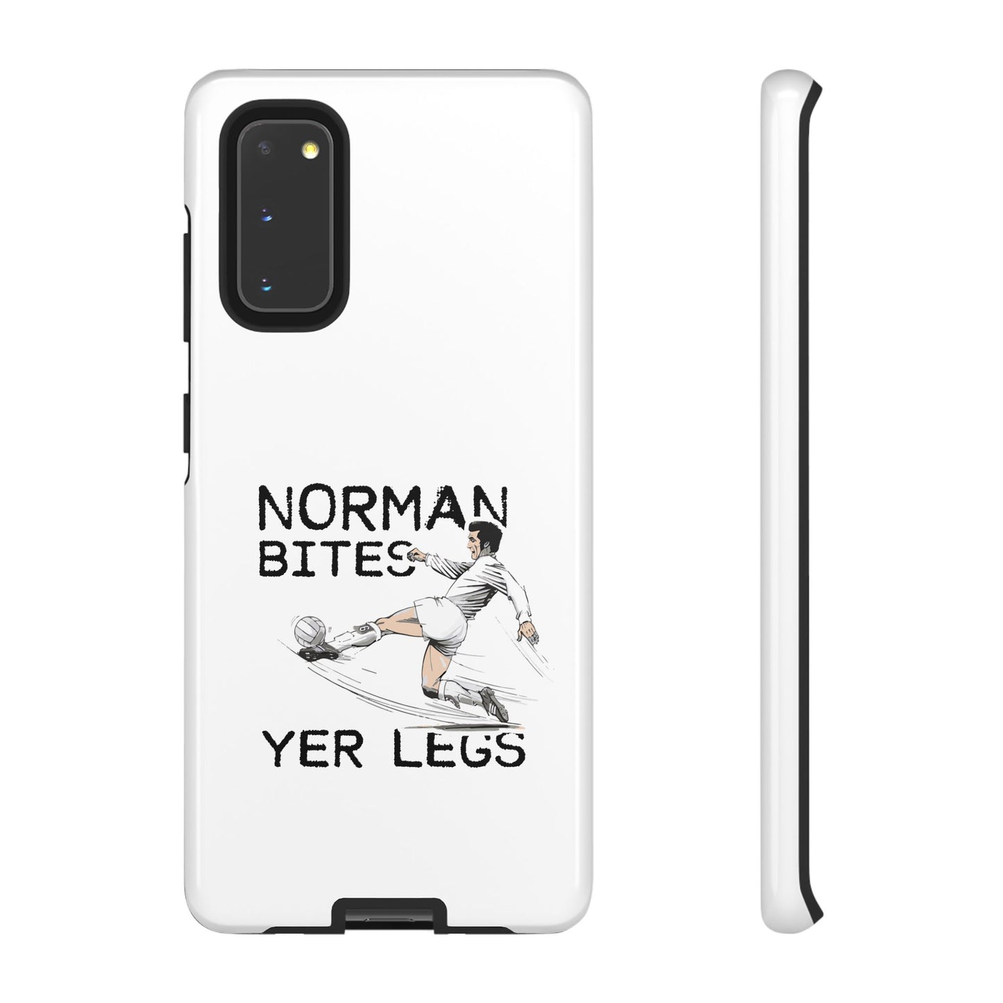Leeds United NORMAN BITES 'YER  LEGS' Phone Case