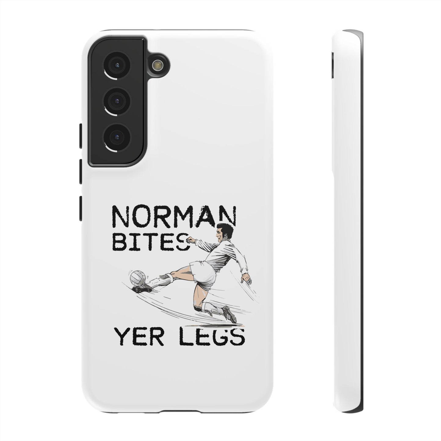 Leeds United NORMAN BITES 'YER  LEGS' Phone Case