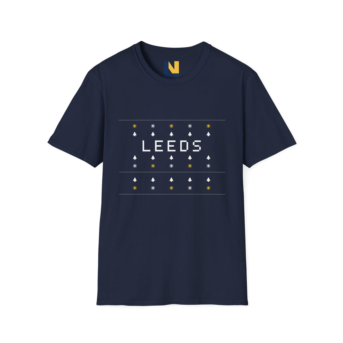 Leeds Fair Isle Christmas T-Shirt