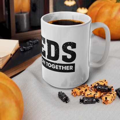 LUFC “Marching On Together” Quote  Mug